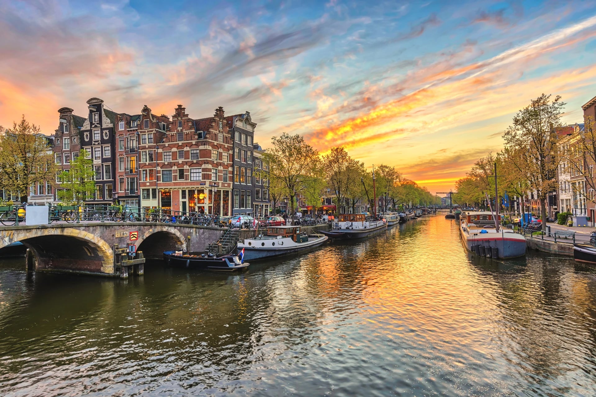 Skyline of Amsterdam