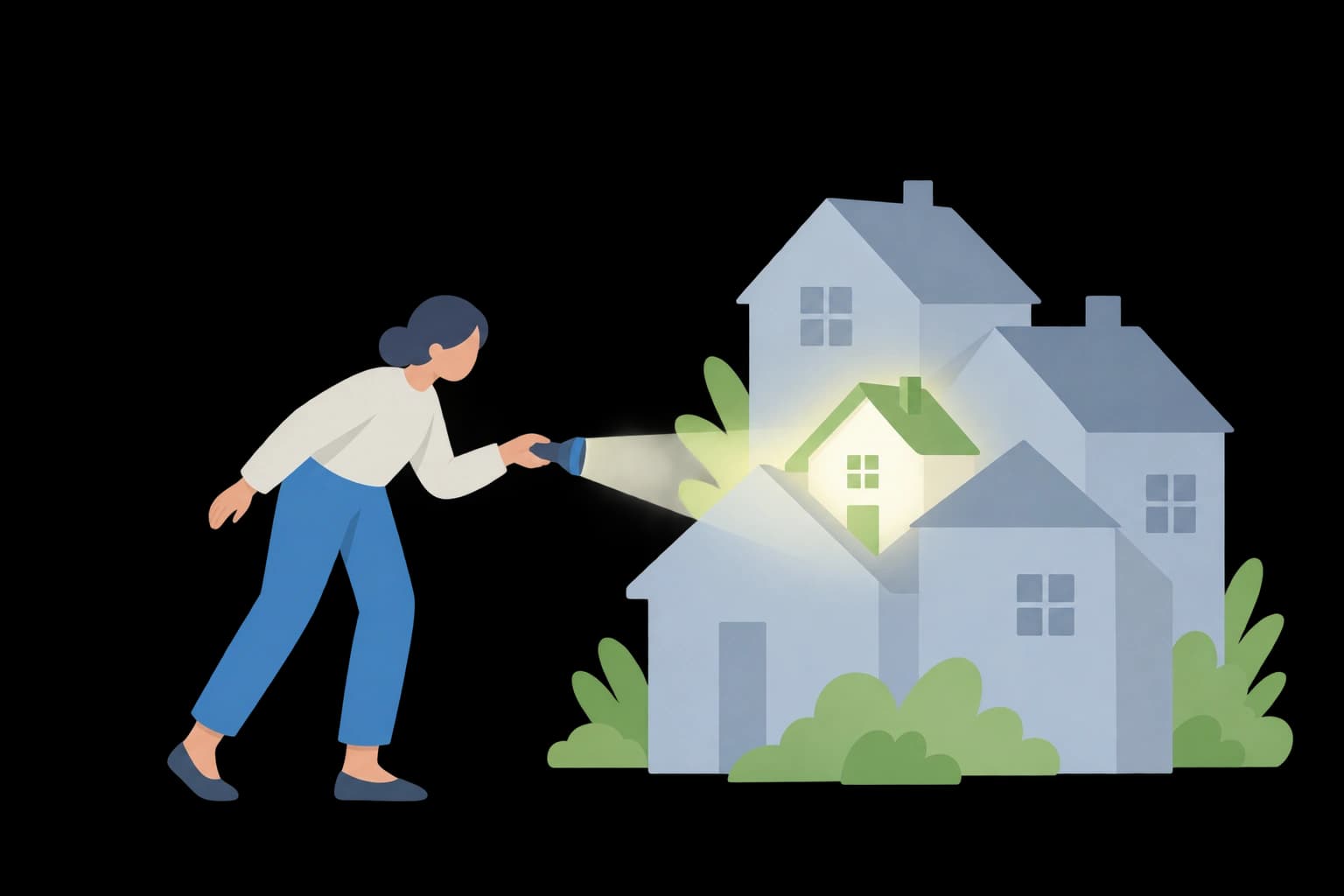 Finding a hidden house